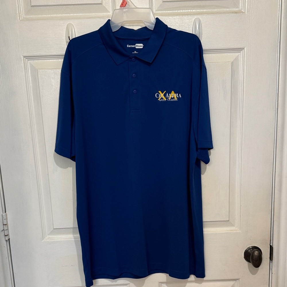 Men's Navy Polo Shirt with Logo